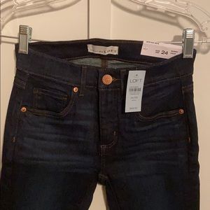 NWT LOFT Petite Slim Pocket Skinny Crop Jeans
